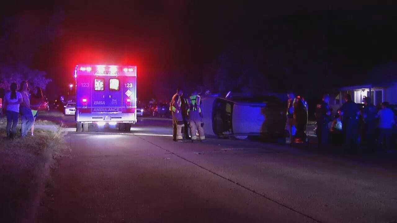 WEB EXTRA: Video From Scene Of Tulsa Crash Early Saturday