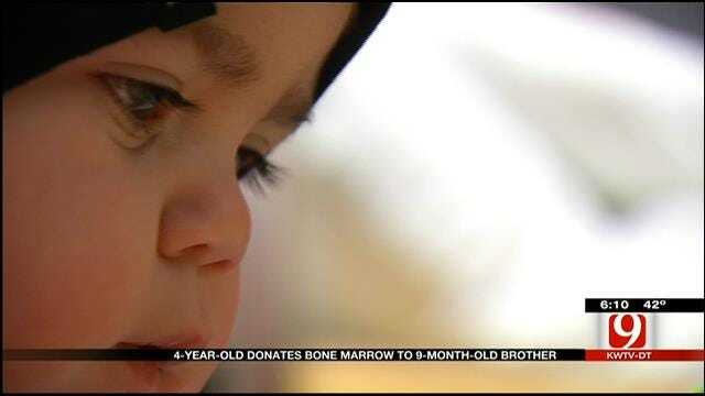 Hinton 4-Year-Old Donates Bone Marrow To Baby Brother