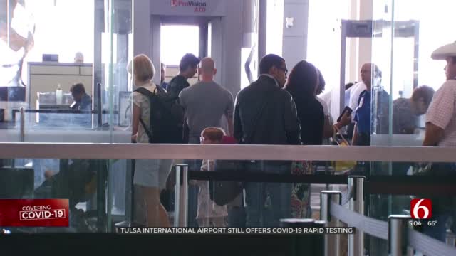 As Travel Takes Off Again, Tulsa International Airport Continues COVID-19 Testing 
