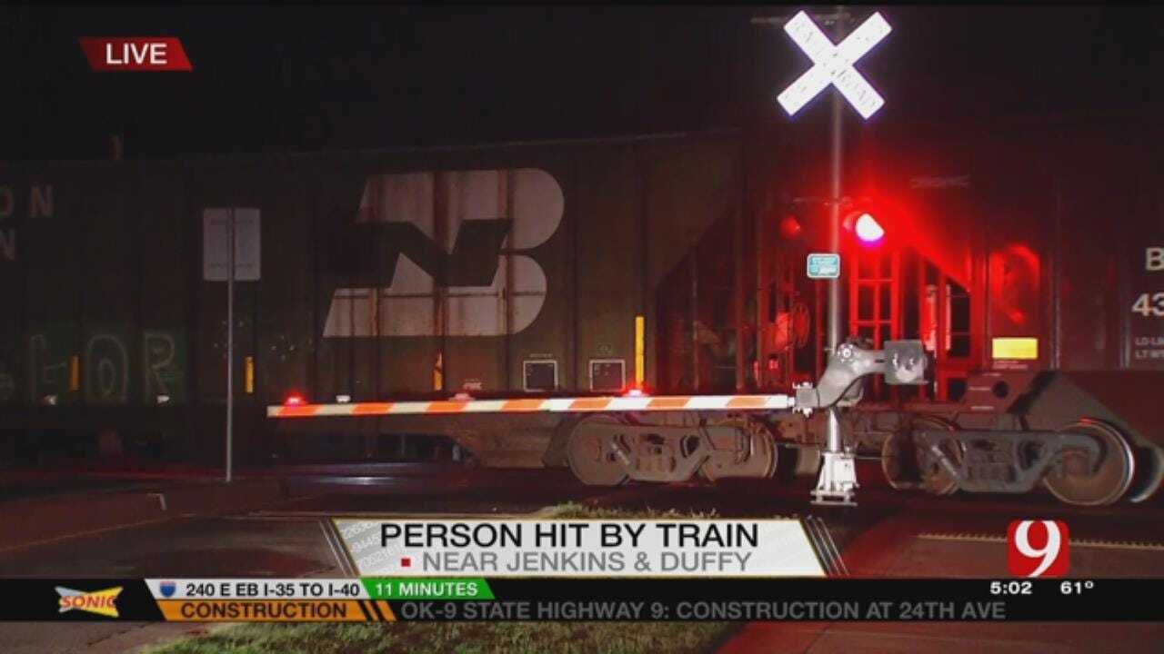 Person Hit By Train In Norman
