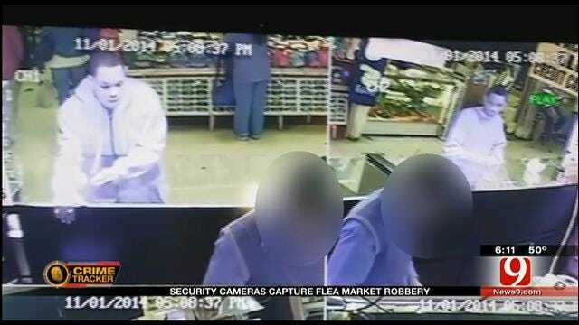 Security Cameras Capture OKC Flea Market Robbery