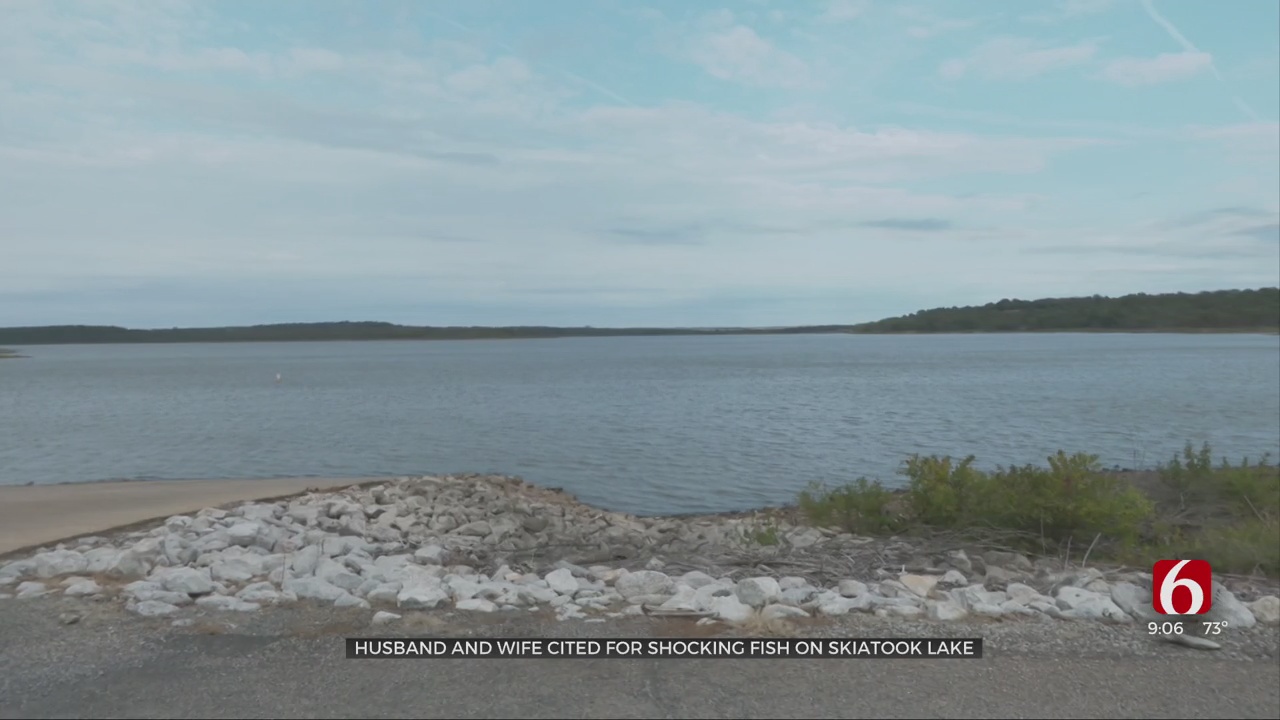 Game Wardens Issue Warning After Couple Cited For Illegally Shock Fishing On Skiatook Lake 
