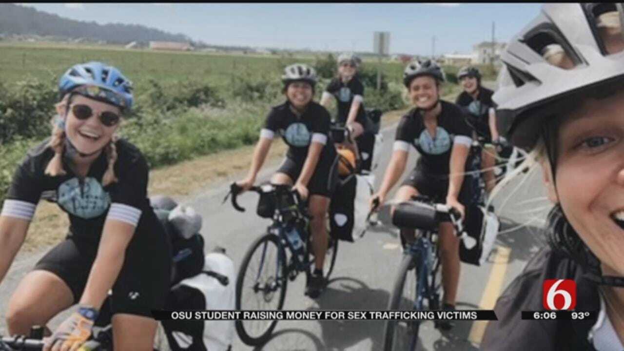 Tulsa Woman Biking Across The Country To Help Sex Trafficking Victims
