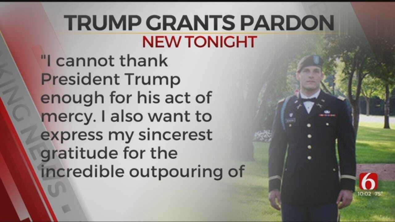 Former Oklahoma Soldier Issues Statement On Presidential Pardon
