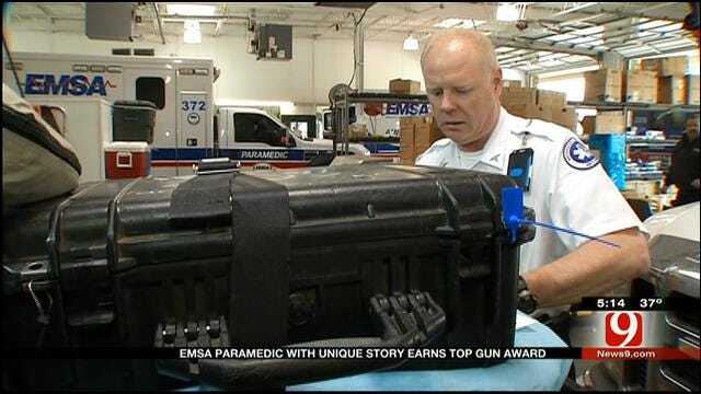 EMSA Paramedic Wins Top Gun Award