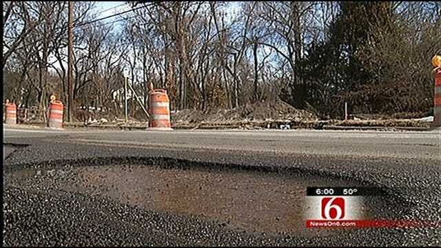 Potholes Plague City Of Tulsa After Winter Storm