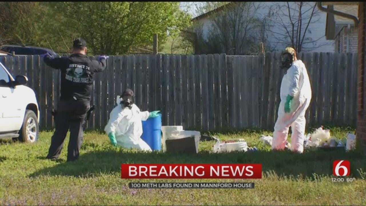 Over 100 Meth 'Reaction Vessels' Found In 1 House, Mannford Police Say