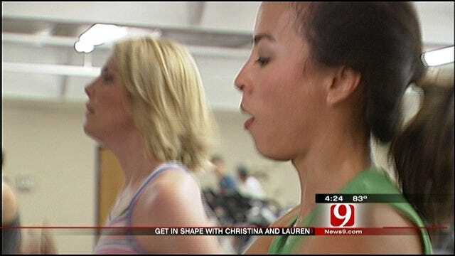 Christina And Lauren Work To Get Into Shape
