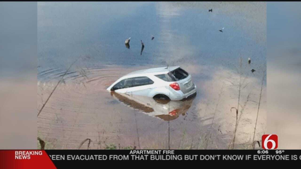 OHP Trooper, Turnpike Workers Rescue Woman & Infant From Submerged Car