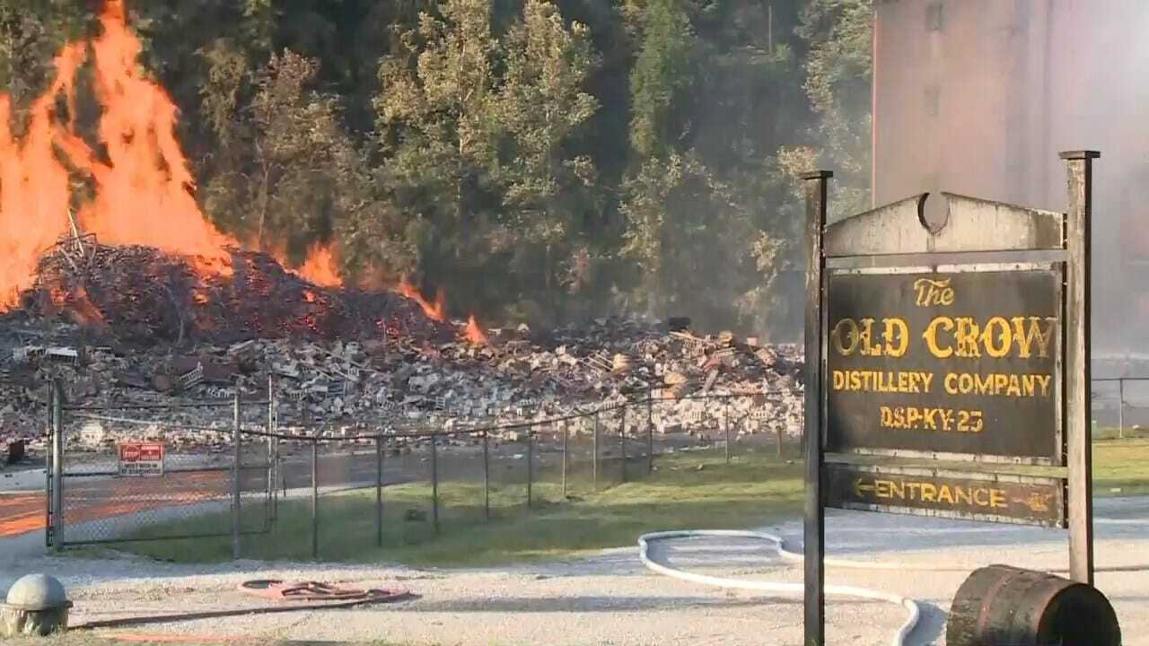 Thousands Of Barrels Of Jim Beam Bourbon Burn In Kentucky Warehouse Fire