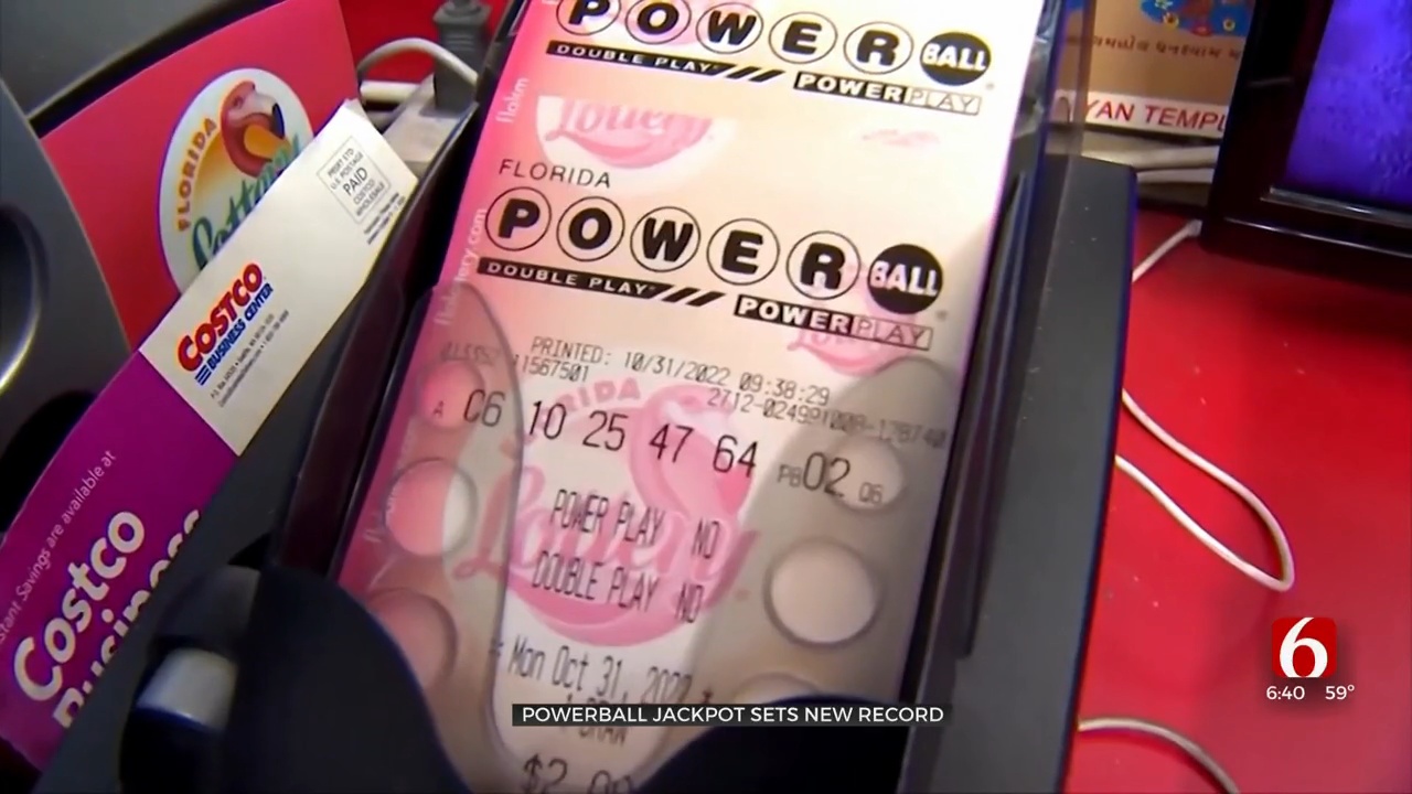 Powerball Jackpot Up To $1.6 Billion, New Lottery Record