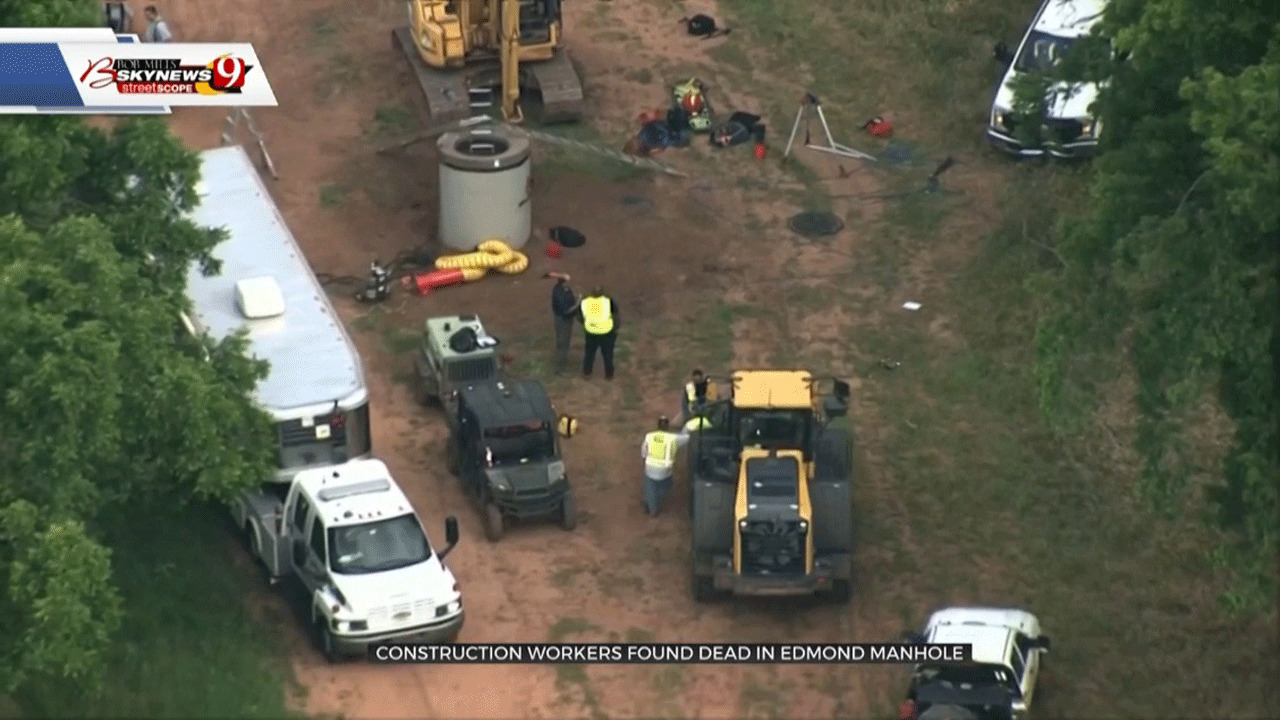 2 Construction Workers Dead After Falling Into Edmond Manhole