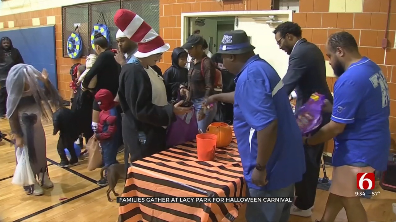 Families Gather At Lacy Park In Tulsa For Halloween Carnival
