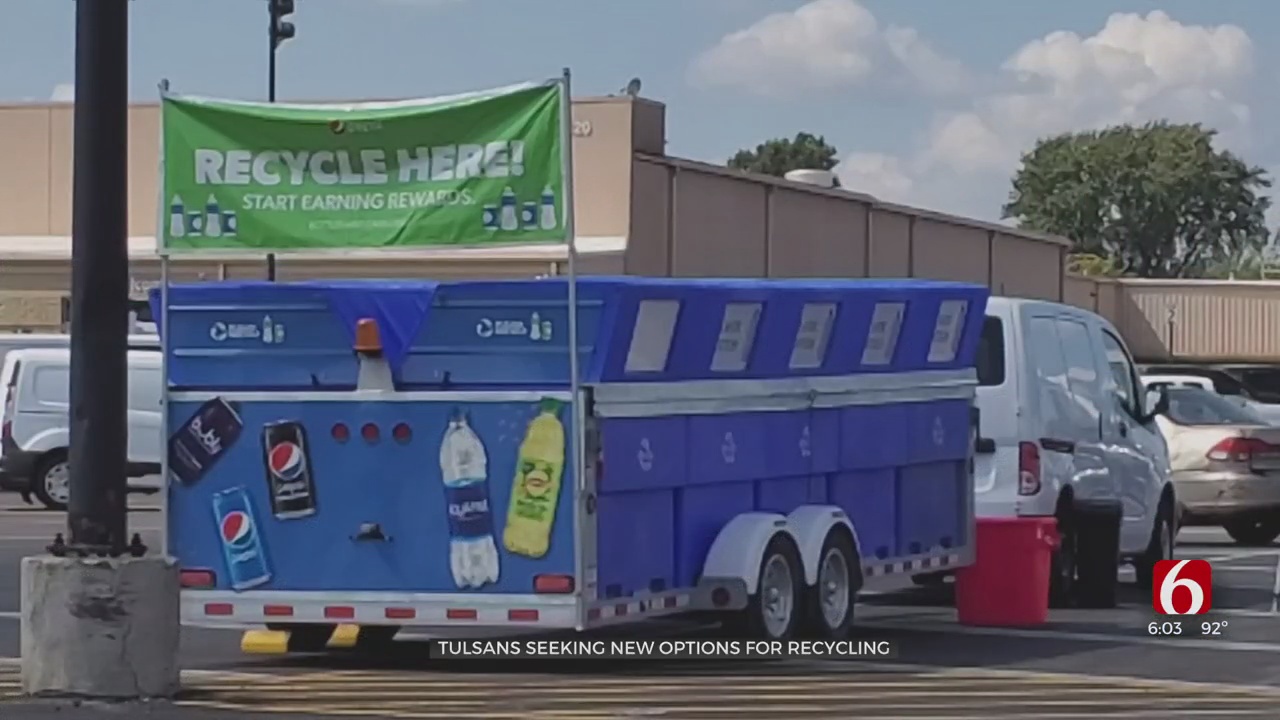 Tulsans Finding Alternative Recycling Methods; PepsiCo Sets Up Sites To Help 