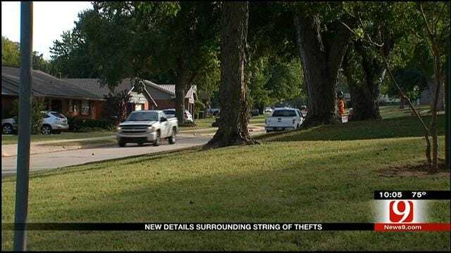 New Details On String Of Auto Burglaries In Edmond