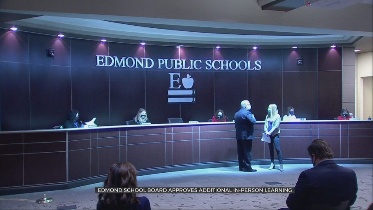 Edmond School Board Approves Additional In-Person Learning 