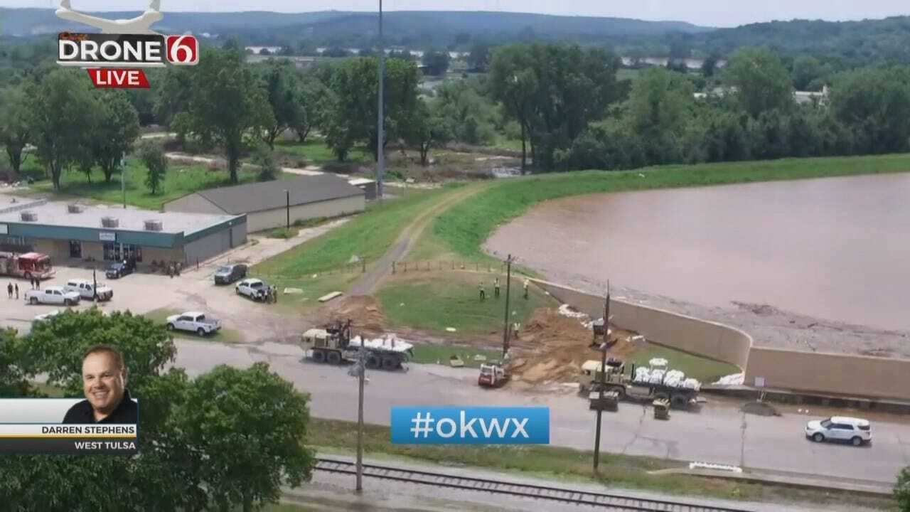 Drone 6 Video Of Tulsa Levee Repair