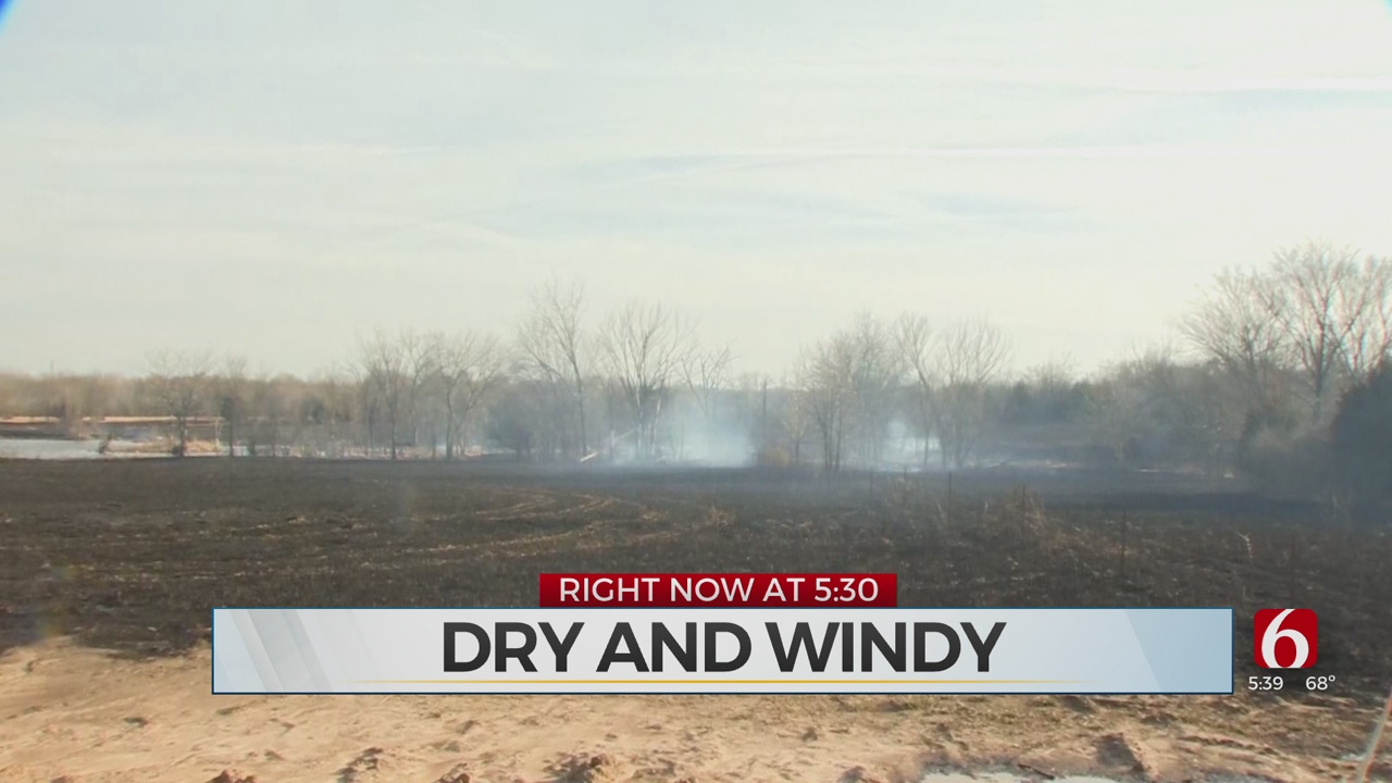 Fire Threat Possible Sunday In Green Country Due To Strong Winds