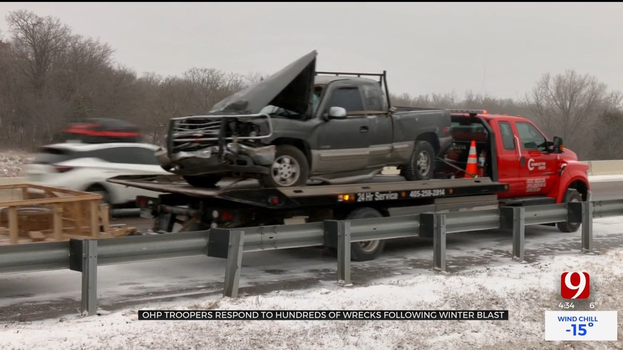 OHP Responds To Hundreds Of Crashes; At Least 3 Killed