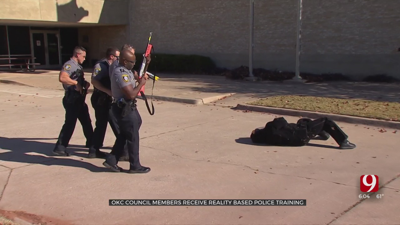 OKC City Council Members Take Part In New Police Reality-Based Training