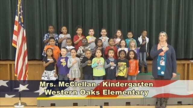Mrs. McClellan's Kindergarten Class At Western Oaks Elementary