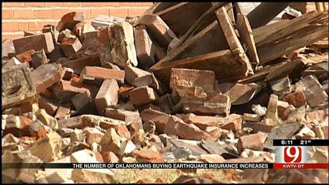 Increase In Oklahomans Buying Earthquake Insurance