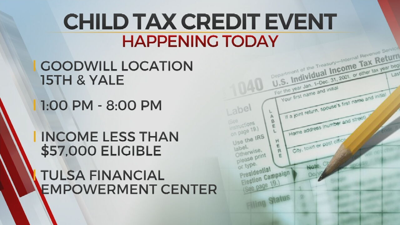 Child Tax Credit Service Event To Take Place In Tulsa