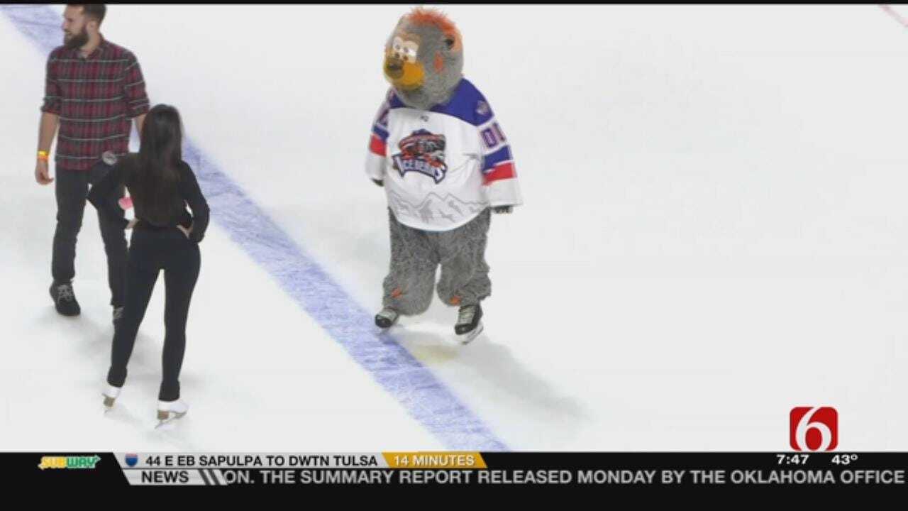 Caught On Camera: Dog Leaves His Mark At Hockey Game