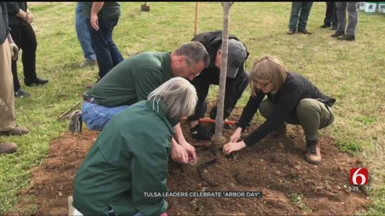 Tulsa Celebrates Arbor Day By Planting Trees