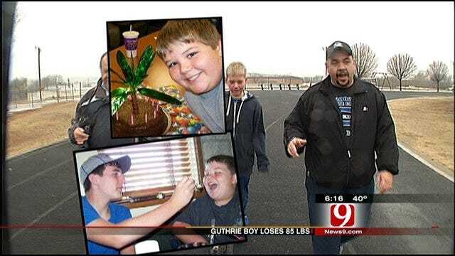 Guthrie Boy Loses 85 Pounds In One Year
