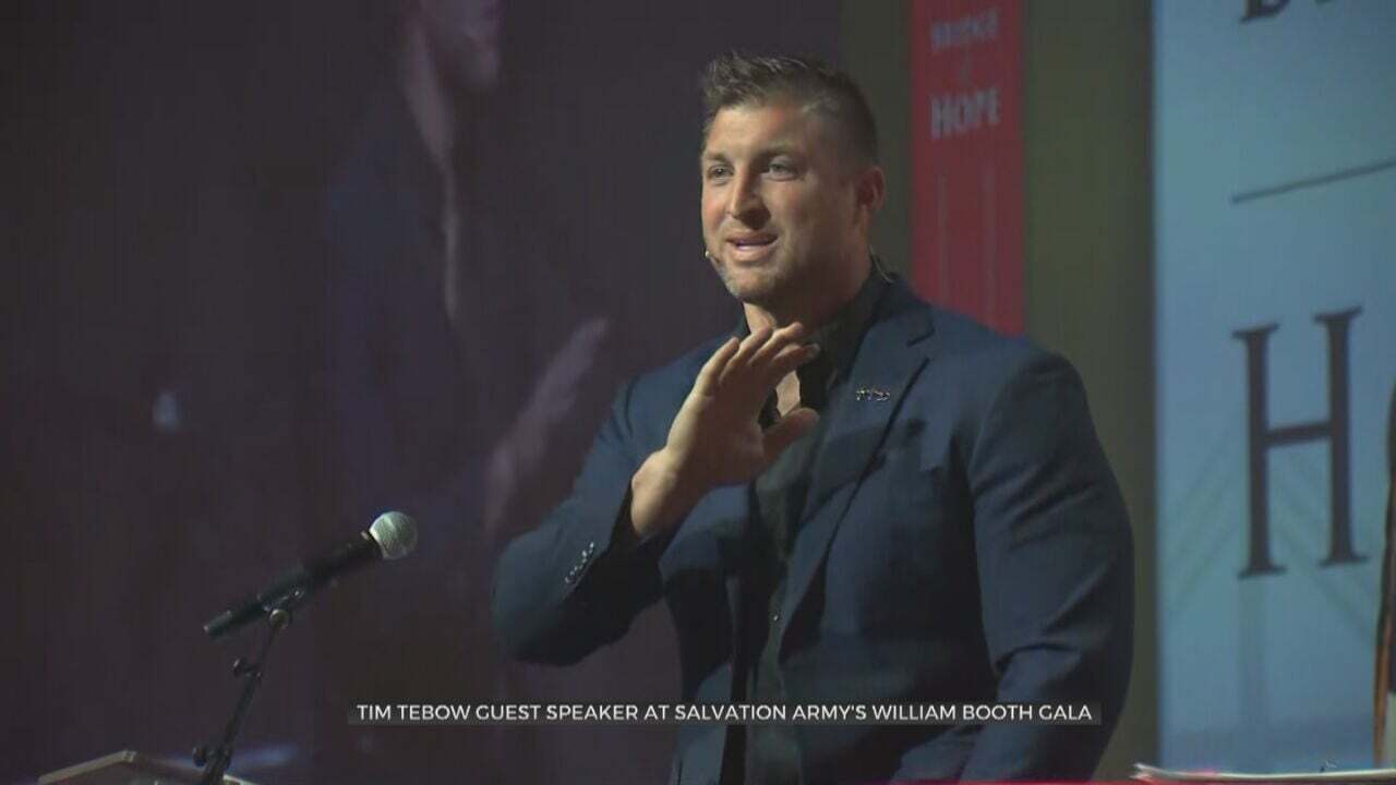 NFL Star Tim Tebow Speaks At Salvation Army's 30th Annual William Booth Society Gala