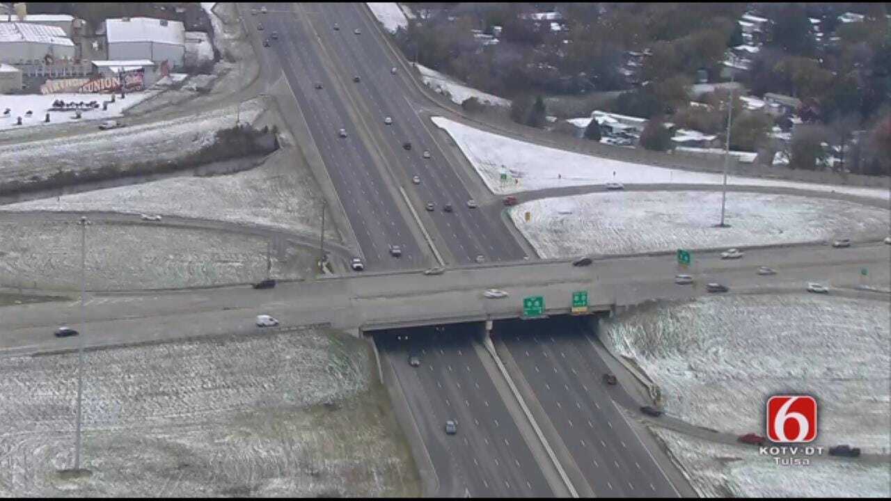 Snowfall Aerials: Osage SkyNews 6 HD Checks Out Tulsa's Snowfall