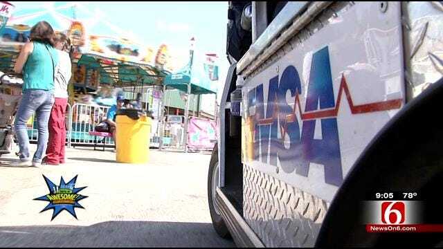 EMSA Treats Emergencies, First Aid Concerns At Tulsa State Fair