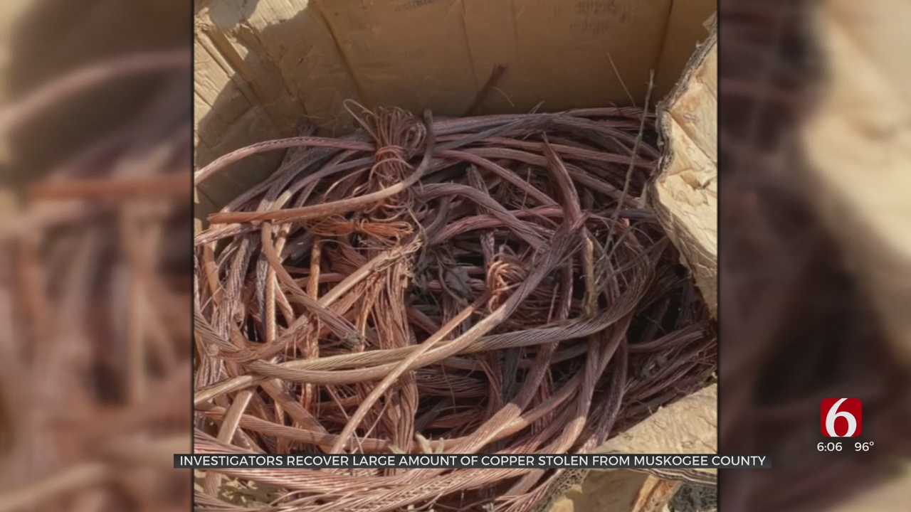 Investigators Recover Large Amount Of Copper Stolen From Muskogee Business 