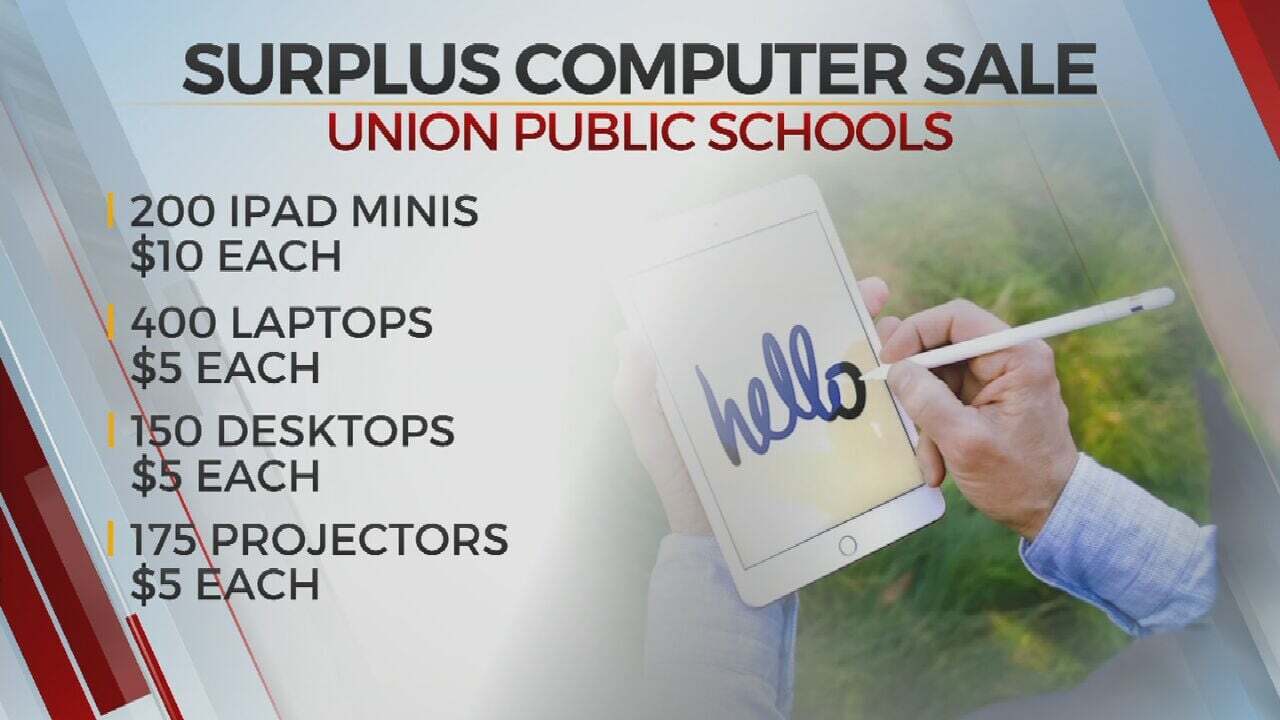 Union Public Schools Holds Curbside Surplus Computer Sale