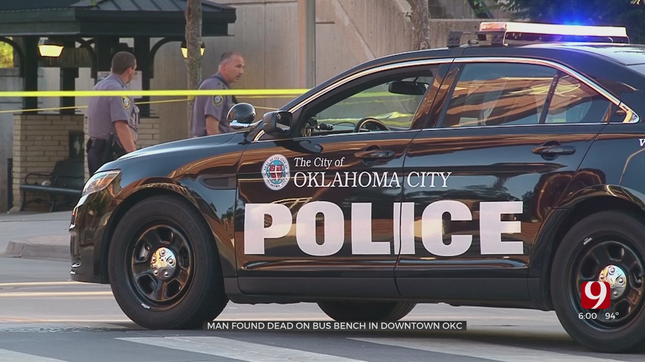 Police Find Body On Bus Bench In Downtown OKC