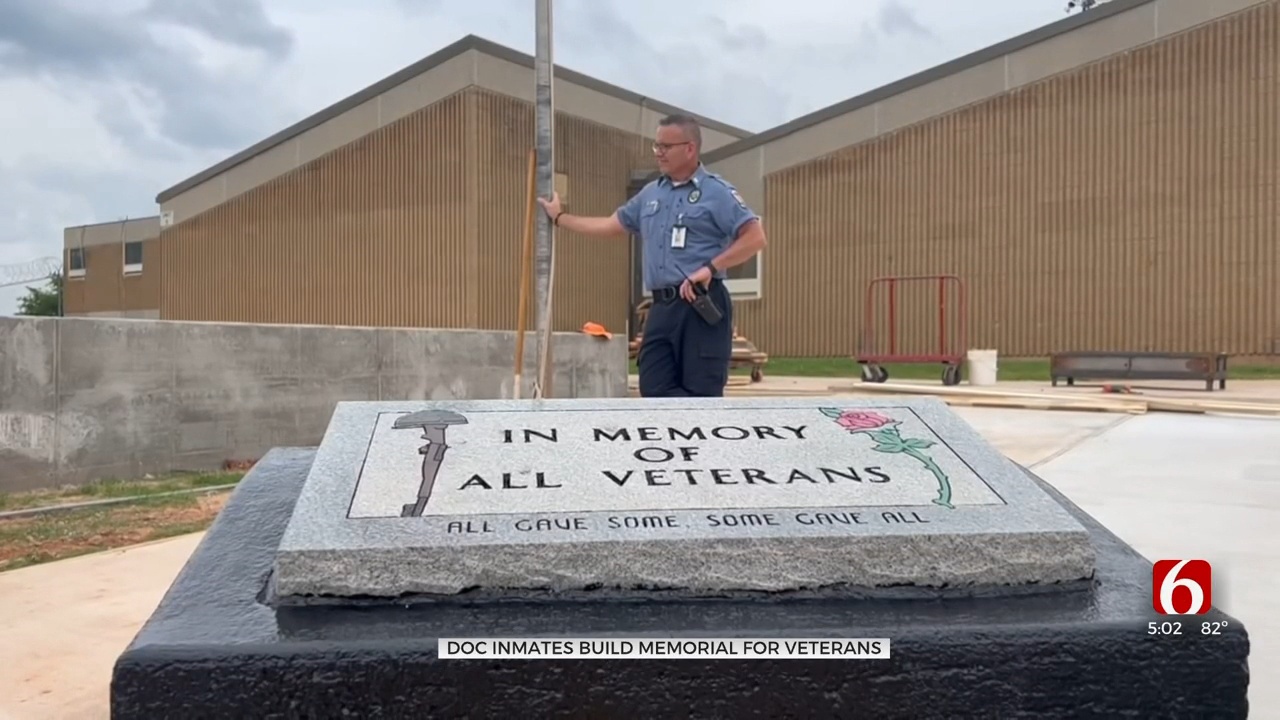 Memorial Built At Cleveland County Jail Honors Former Inmates, Staff In Military