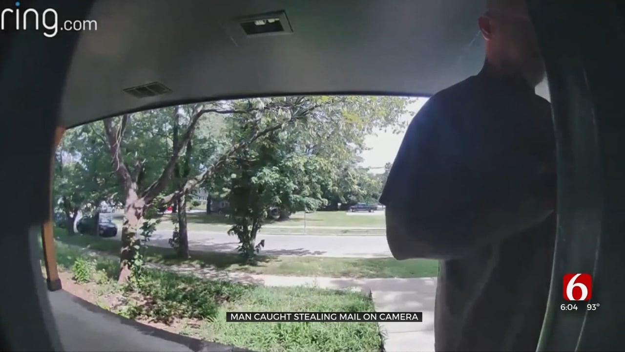 Tulsa Police Looking To Identify Man Caught Stealing Mail On Camera