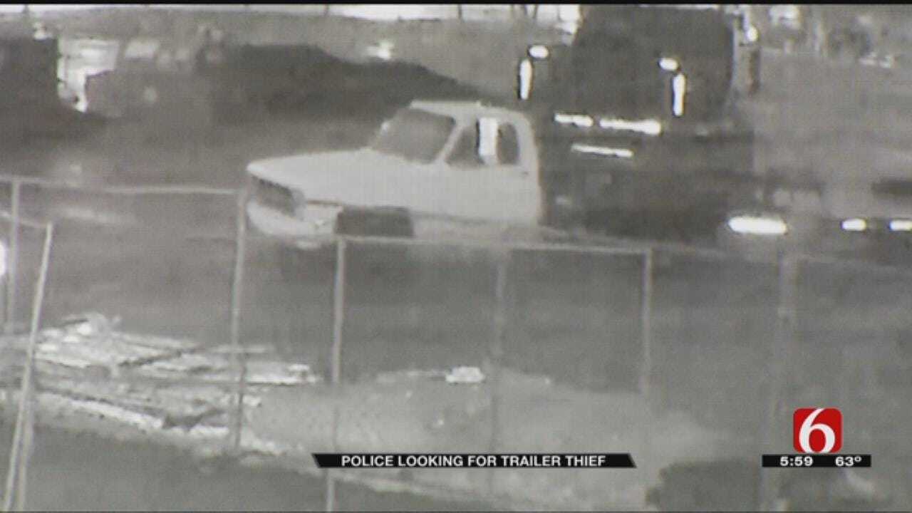 Tulsa Police Searching For Stolen Trailer
