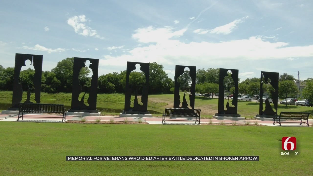Memorial For Veterans Who Died After Battle Dedicated In Broken Arrow