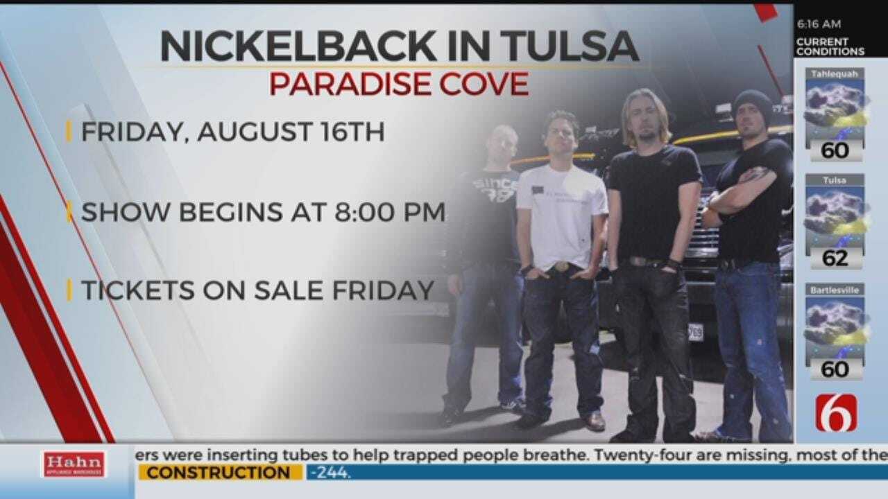 Nickelback Announces Tulsa Concert