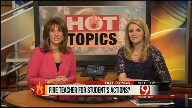 Hot Topics: Fire Teacher For Students' Actions?