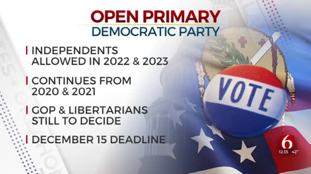 Registered Independents Allowed To Vote In 2022, 2023 Democratic Primaries 