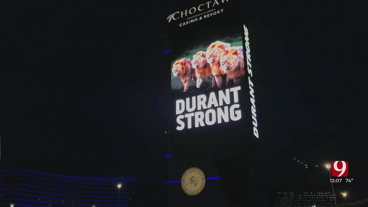 Choctaw Casino Lit Up In Honor Of Durant Teenagers