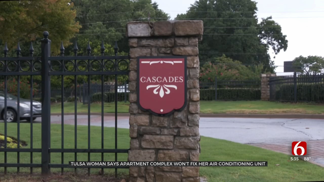 Tulsa Woman Says Apartment Complex Won't Fix Her AC Unit