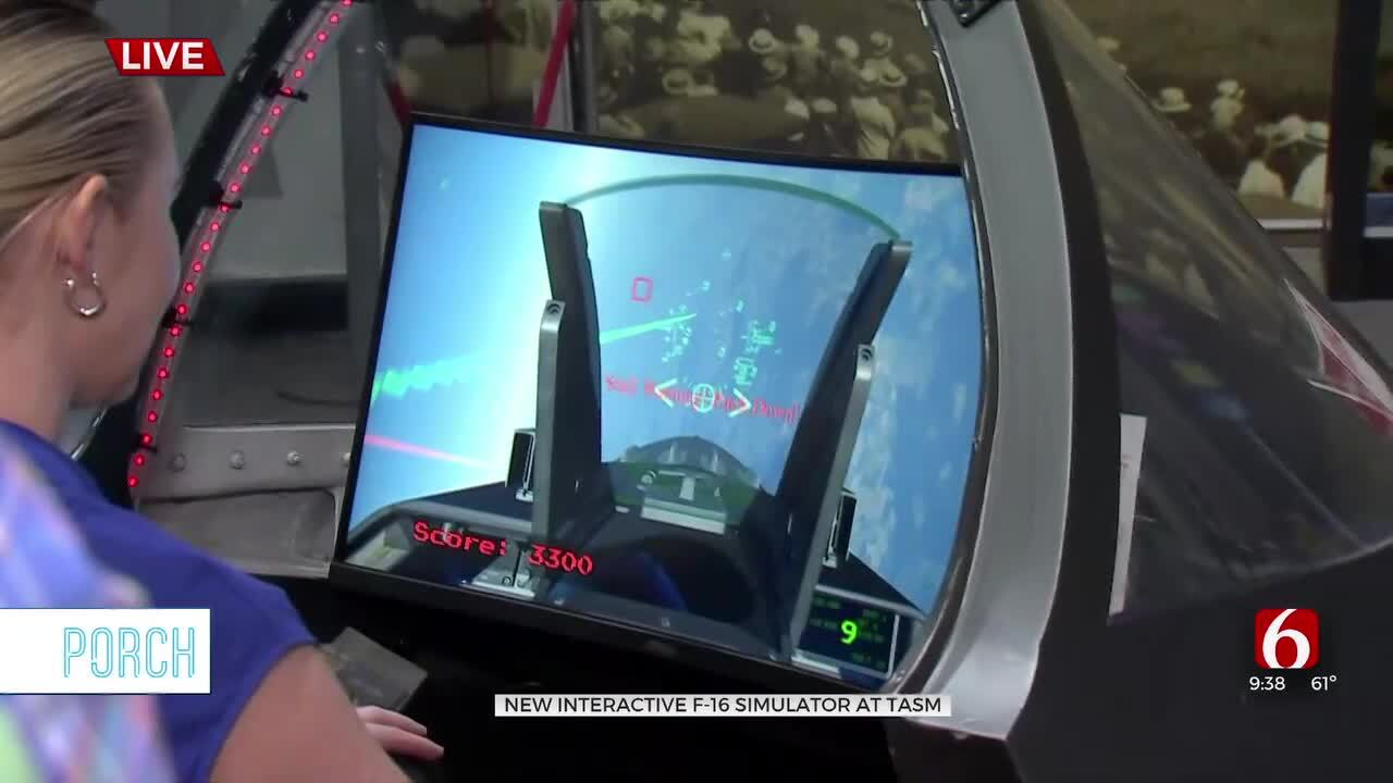 Tulsa Air And Space Museum Debuts New F-16 Interactive Simulator