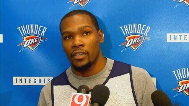 Durant Discusses Injury, Says He'll Return Friday Against Pelicans