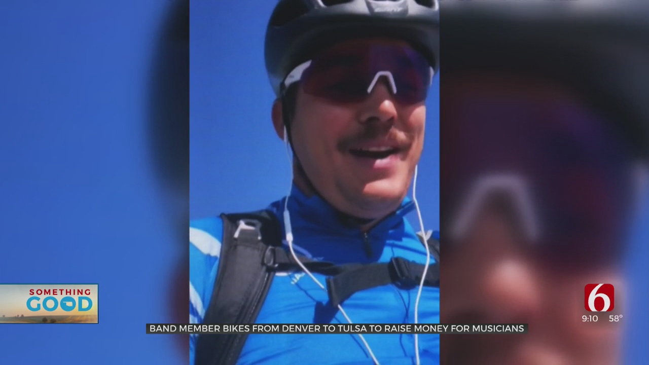 Musician Bikes From Denver To Tulsa For Artist Fundraiser 
