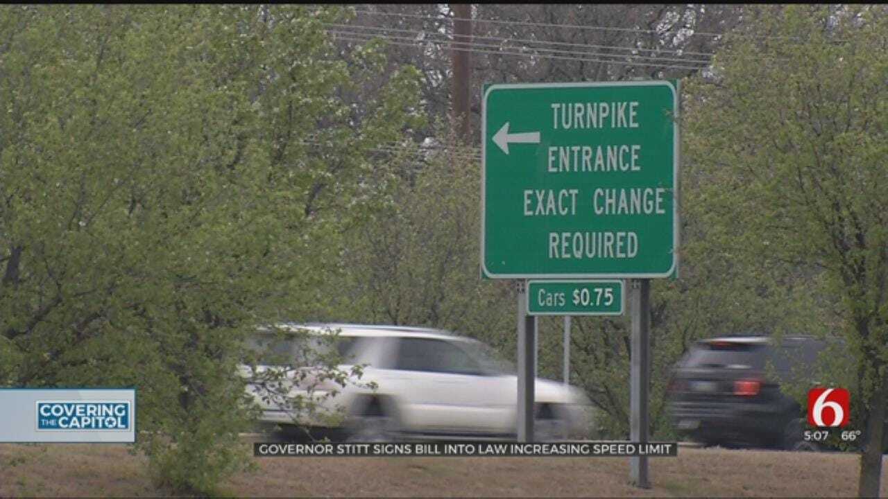 Governor Signs Bill Increasing Speed On Oklahoma Turnpikes
