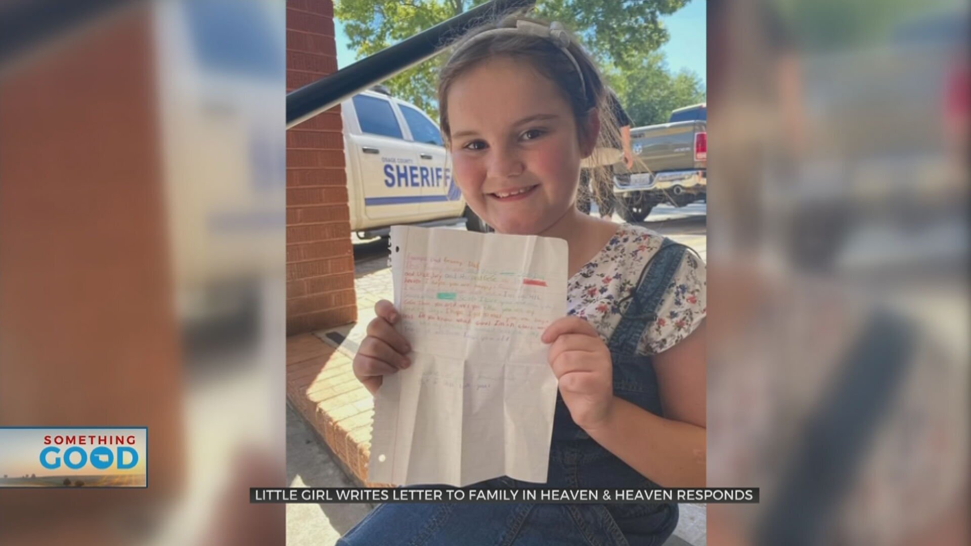 Bartlesville Girl Writes Letter To Family In Heaven & Heaven Responds 